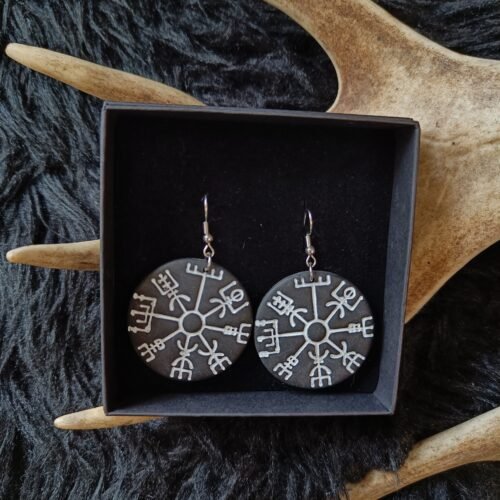 Vegvisir korvakorut, musta