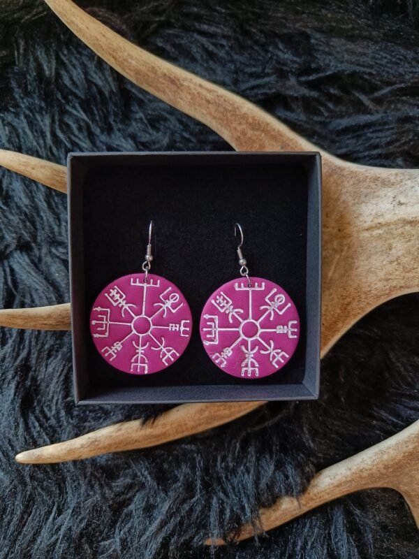 Vegvisir-korvakorut, purppura