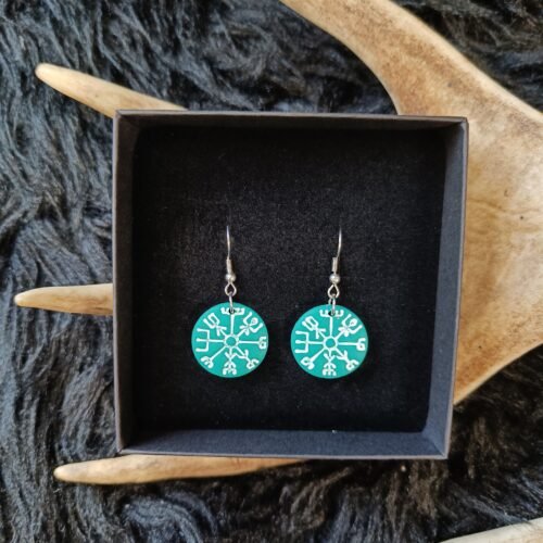 Vegvisir-korvakorut, smaragdin vihreä