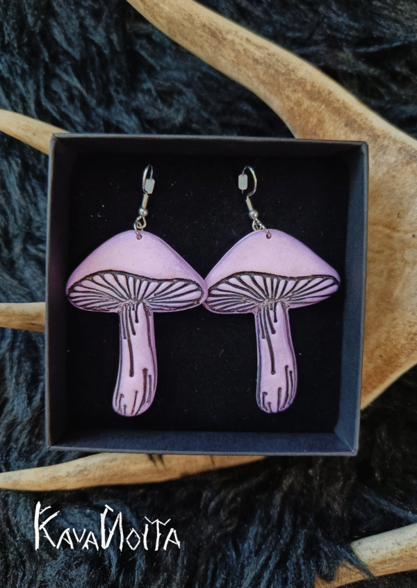 Fungi-korvakorut, vaaleanpunainen