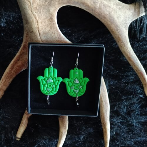 Hamsa-korvakorut, tropical green