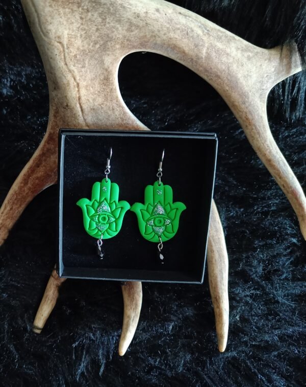 Hamsa-korvakorut, tropical green