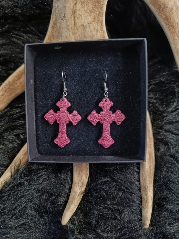 Goottiristi-korvakorut, burgundi