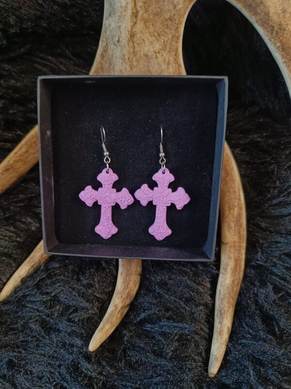 Goottiristi-korvakorut, laventeli