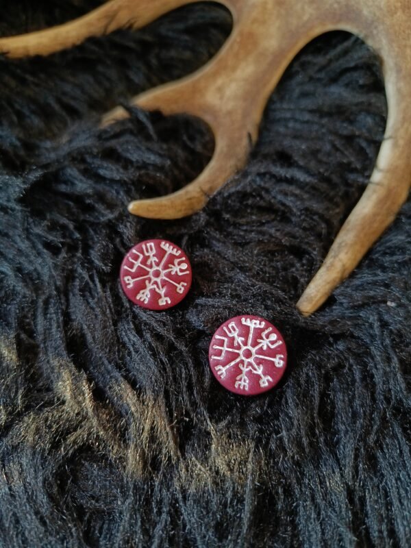 IMG20251020113025 Vegvisir-nappikorvakoru, viininpunainen