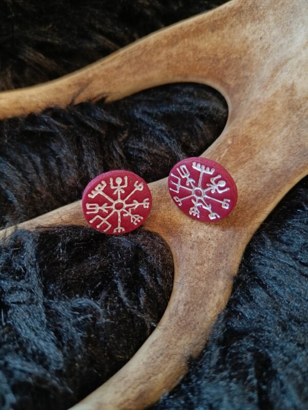 IMG20251020113246 Vegvisir-nappikorvakoru, viininpunainen