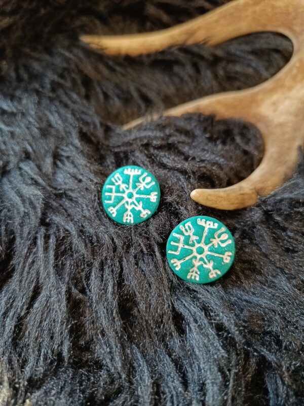 Vegvisir-nappikorvakoru, smaragdin vihreä