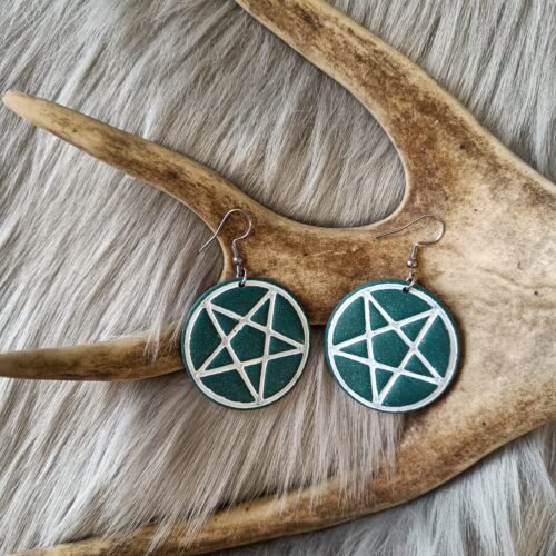 Pentagram-korvakorut, galaxy green