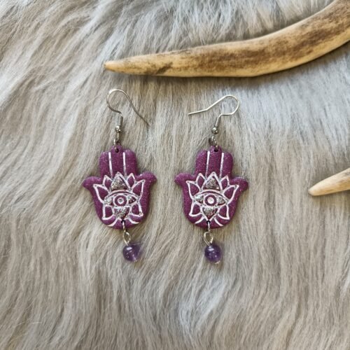 Hamsa-korvakorut, galaxy purple