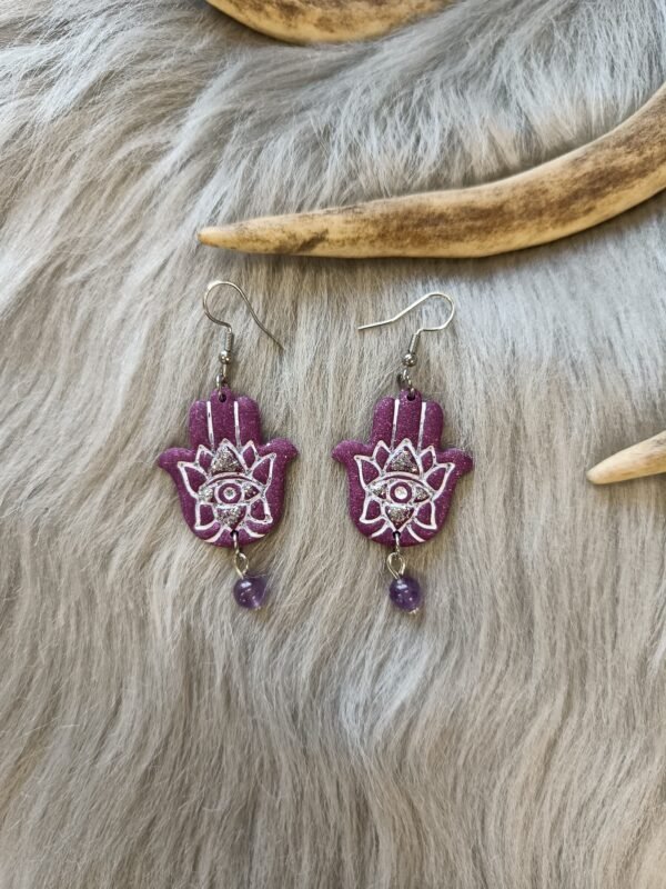 Hamsa-korvakorut, galaxy purple