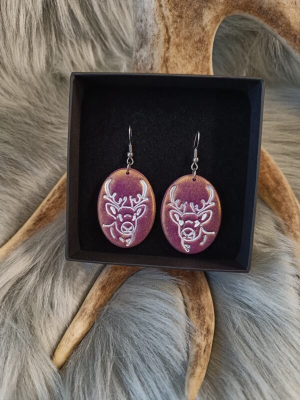 IMG20251113134415 Poro-korvakorut, violetti/kulta