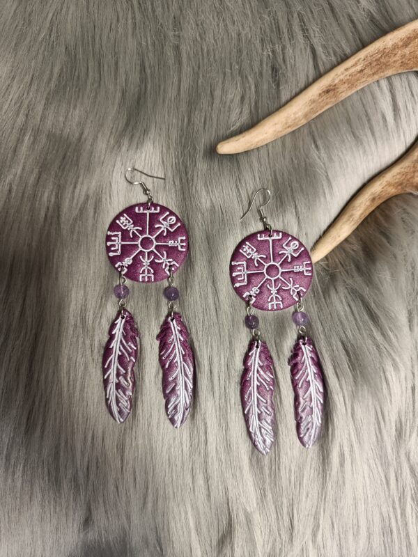 Vegvisir sulilla, galaxy purple