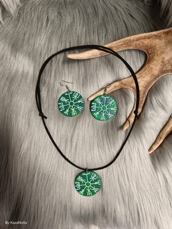 Vegvisir-korusetti, vihreät revontulet