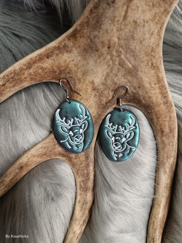 Poro-korvakorut, vihreä metallinhohto