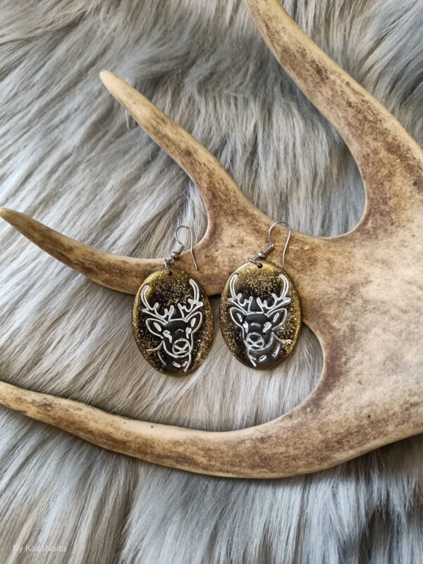 IMG20260127111833 Poro-korvakorut, musta/kulta