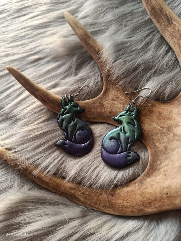 IMG20260129115557 Kettu-korvakorut, revontulien hohto