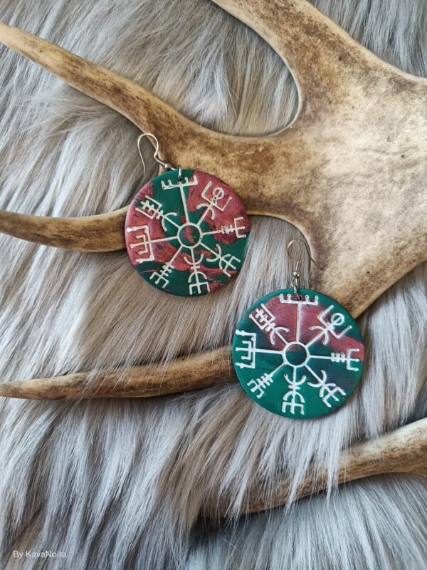 IMG20260224154513 Vegvisir-korvakorut, vihreä/pinkki