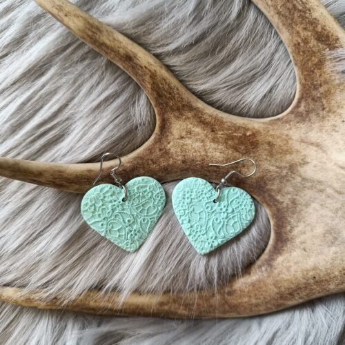 Sydän-korvakorut, minttu