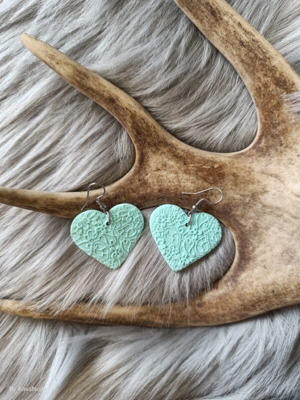 Sydän-korvakorut, minttu