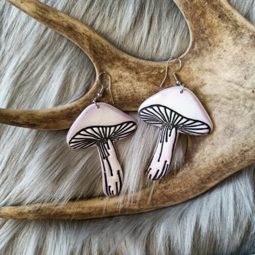 Fungi-korvakorut, valkoinen/violetti