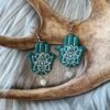 Hamsa-korvakorut, galaxy green