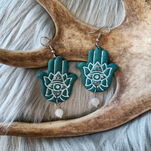 Hamsa-korvakorut, galaxy green