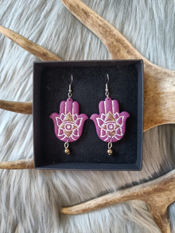 Hamsa-korvakorut, galaxy purple