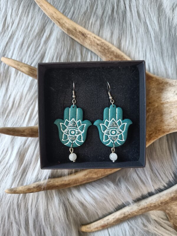 Hamsa-korvakorut, galaxy green