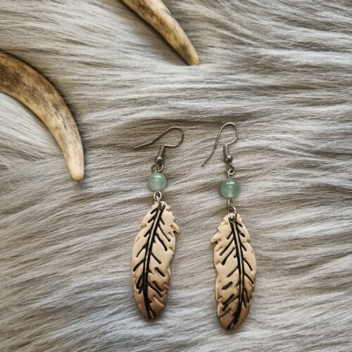 Sulka-korvakorut, vaaleanruskea