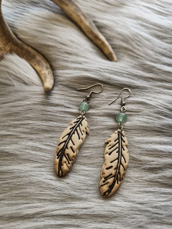 Sulka-korvakorut, vaaleanruskea