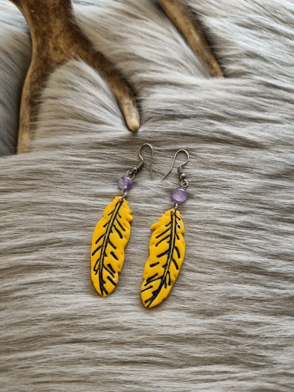 Sulka-korvakorut, keltainen