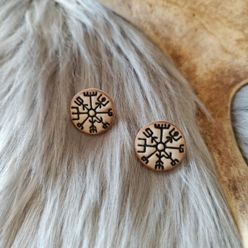 Vegvisir-nappikorvakorut, lappi