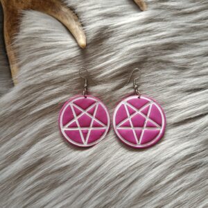 Pentagram-korvakorut, purppura