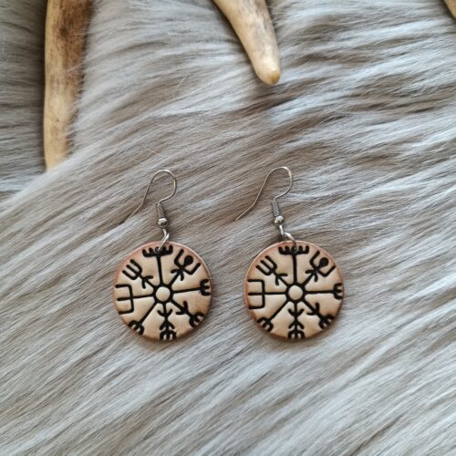 Vegvisir-korvakorut (25mm), lappi