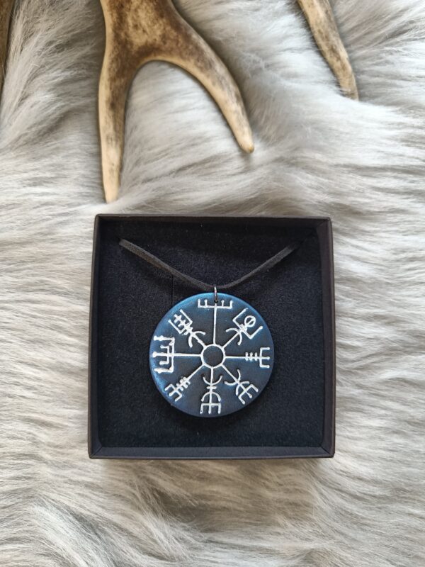 Vegvisir-kaulakoru, midnight blue