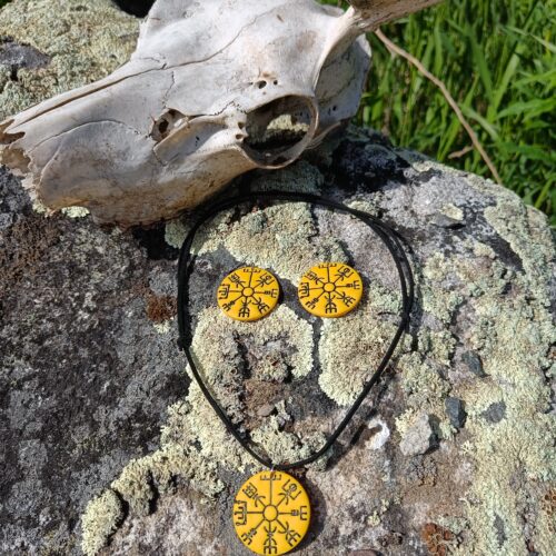 Vegvisir-korusetti, keltainen