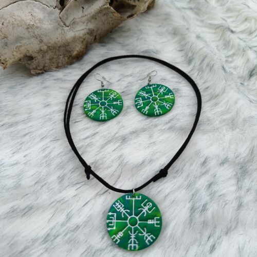 Vegvisir-korusetti, vihreän sekoitus