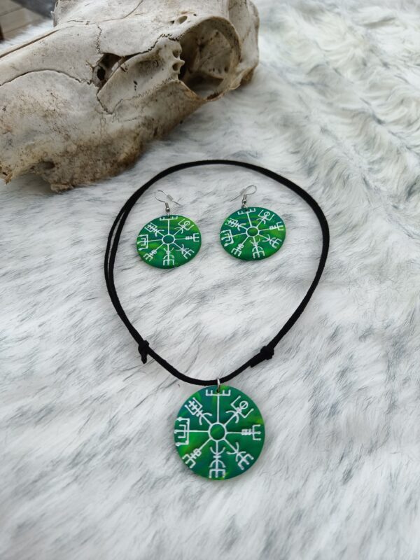 IMG20260620164203 Vegvisir-korusetti, vihreän sekoitus