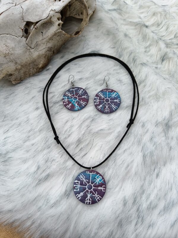 IMG20260620172034 Vegvisir-korusetti, turkoosi/violetti