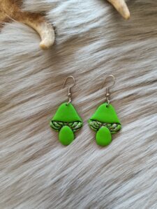 Sieni-korvakorut, apple green