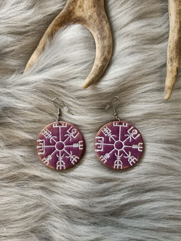 IMG20260709161630 Vegvisir-korvakorut, violetti/kulta
