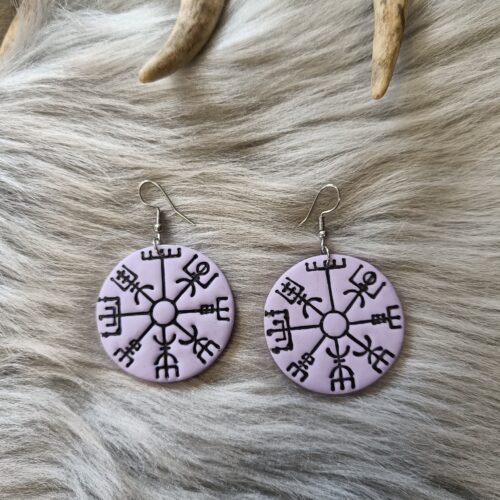 Vegvisir-korvakorut, lila