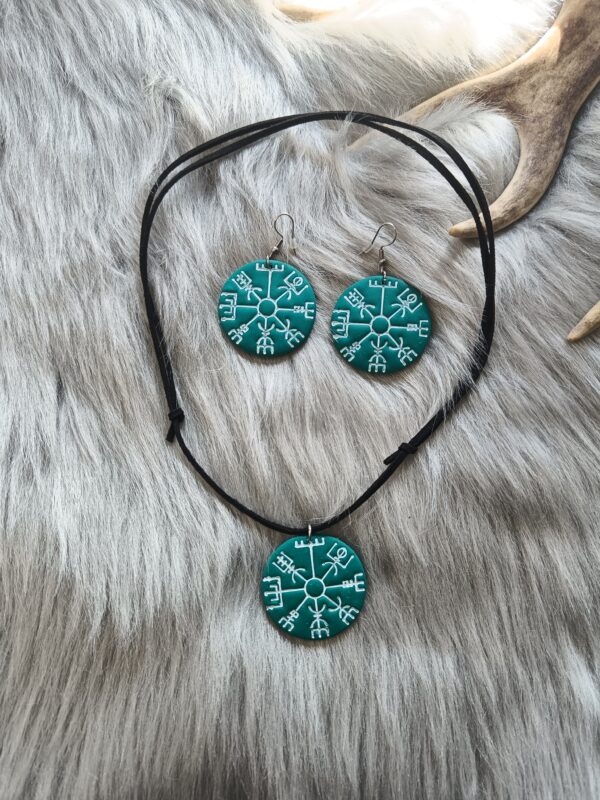 Vegvisir-korusetti, smaragdin vihreä