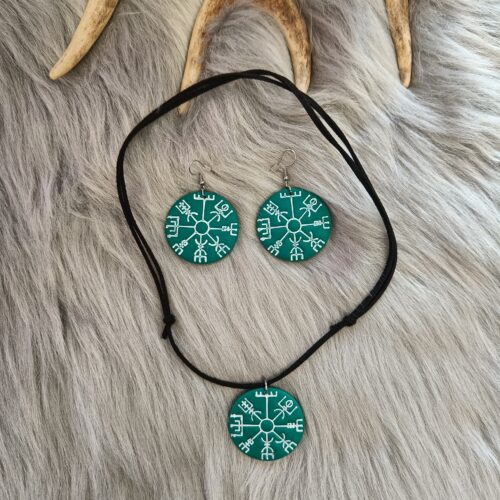 Vegvisir-korusetti, smaragdin vihreä