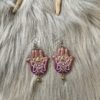 IMG20260831153948 Hamsa-korvakorut, violetti/kulta glitter