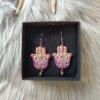 IMG20260831154021 Hamsa-korvakorut, violetti/kulta glitter